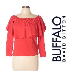 i Jeans by Buffalo Red Top